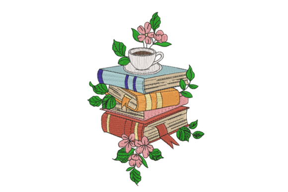 Books Coffee Floral: A Versatile Design for Business