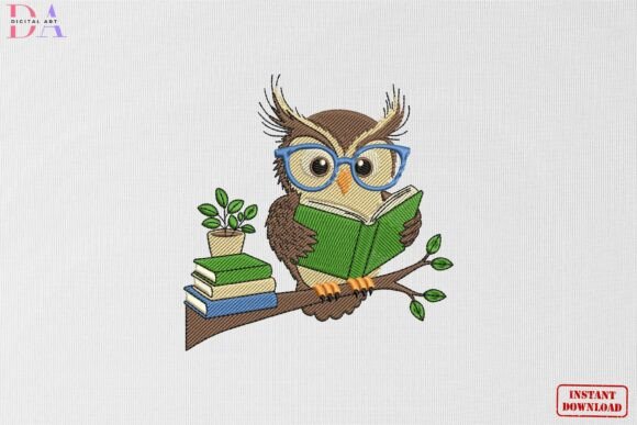 Charming Reading Owl for Seasonal Delight