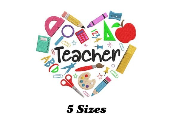 Teacher Heart Symbol: A Playful and Elegant Design